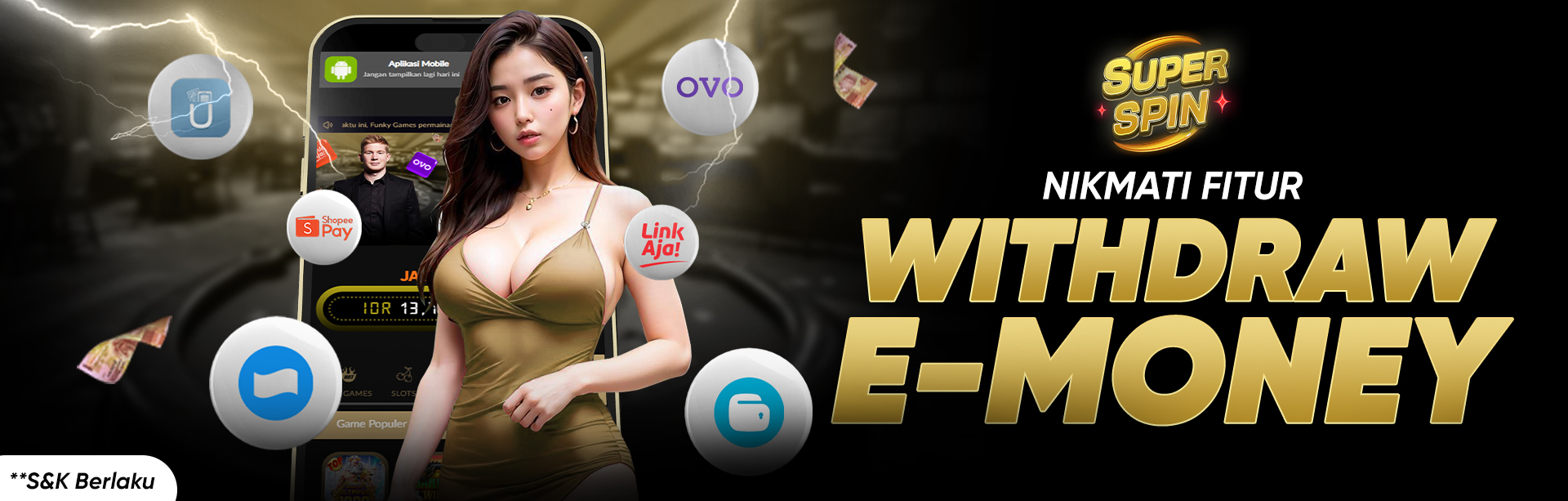 WITHDRAW E-MONEY	